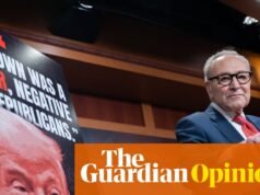 Chuck Schumer powinien odejść – ale czy jego wyimaginowani przyjaciele zgodzą się? | Arwa Mahdawi