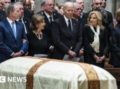 Podczas pogrzebu Bush wychwala byłego wiceprezydenta jako „myśliciela i słuchacza”.