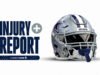 Cowboys-Eagles Końcowy raport dotyczący kontuzji: aktualizacja Prescotta, 6-krotny odpadnięcie Pro Bowlera