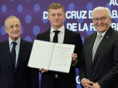 Toni Kroos: „To najwyższa nagroda, jaką można otrzymać w Niemczech, bardzo się cieszę”