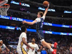 Flagg zdobywa 29 punktów, Marshall trafia w trzeciej końcówce i prowadzi Mavericks do pokonania Pelicans 118-115