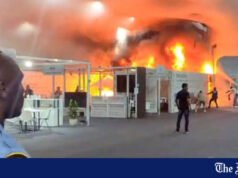 Ewakuacja sił pożarnych podczas rozmów klimatycznych ONZ