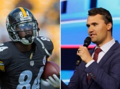 Antonio Brown robi żart Charliemu Kirkowi podczas transmisji na żywo z Tekashi 6ix9ine