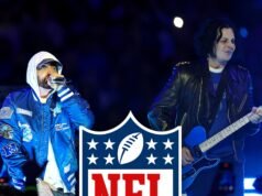 Eminem pojawia się z niespodzianką podczas przerwy meczu Jacka White’a w NFL w Święto Dziękczynienia