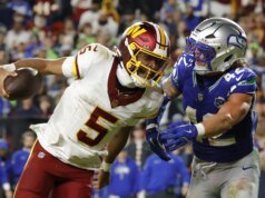 Joe Theismann namawia Jaydena Danielsa, aby „chronił się” po ostatniej kontuzji