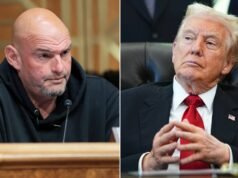 Senator John Fetterman oskarża prezydenta Donalda Trumpa o „niebezpieczną retorykę”