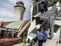 Władze twierdzą, że policja na lotnisku w St. Louis śmiertelnie postrzeliła mężczyznę z nożem