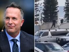 Popularny angielski komentator krykieta Michael Vaughan uwięziony w restauracji podczas tragedii podczas strzelaniny Bondi