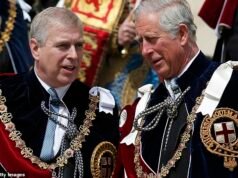 Wstydliwy Andrew zostaje formalnie pozbawiony ostatnich pozostałych tytułów królewskich, ponieważ jego eksmisja z loży królewskiej w Windsorze zostaje opóźniona do początków przyszłego roku