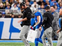 Kontuzja Amona-Ra St. Browna powinna skłonić Lions do skierowania ataku na nowo dostępnego skrzydłowego