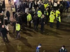 Chaos w Zimowej Krainie Czarów po wybuchu wielkiej bójki i wkroczeniu policji