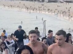 Na nagraniu z horroru widać moment, w którym plażowicze Bondi uciekają, by ratować życie, gdy napastnicy otwierają ogień