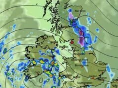 Mapy pogodowe Wielkiej Brytanii pokazują dokładną datę XX-kilometrowej ściany śniegu rozciągającej się od Szkocji po Yorkshire | Pogoda | Aktualności