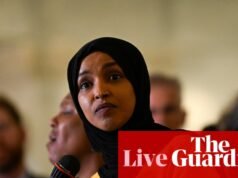 Kongresmenka Ilhan Omar twierdzi, że agenci ICE zatrzymali jej syna – polityka USA na żywo | Polityka USA