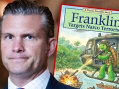Pete Hegseth zamienia żółwia Franklina w maszynę do zabijania w X Post