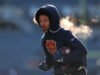 Bears WR Rome Odunze po drascie w końcówce meczu z Browns tuż przed rozpoczęciem meczu po poważniejszej kontuzji stopy podczas rozgrzewki