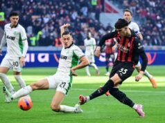 AC Milan trzymany przez Sassuolo w Serie A