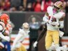 Odbiornik 49ers spotyka się z reakcją graczy Browns