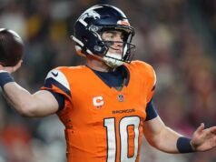 Wiadomości z NFL: Bo Nix z Broncos wykonuje niesamowite podanie niszczyciela czołgów w meczu z Commanderem