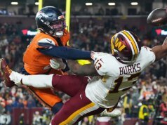 Treylon Burks z Commanders potrafi niesamowicie złapać niszczyciela czołgów jedną ręką