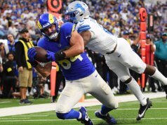 Wynik NFL: Walka Matthew Stafforda z Colbym Parkinsonem wywołuje kontrowersje