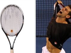 Rakieta finałowa Australian Open 2012 Novaka Djokovica wystawiona na aukcję może kosztować ponad 200 tys. dolarów