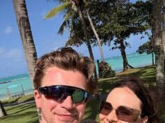 Ubrana w bikini Holly Ramsay jest zakochana w swoim mężu Adamie Peaty podczas luksusowego miesiąca miodowego na Mauritiusie za 6000 funtów za noc po gorzkiej kłótni rodzinnej