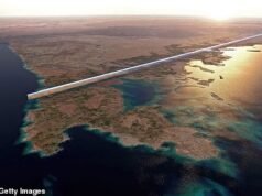 Koniec linii? Arabia Saudyjska „zmniejszy swoją megamiasto o długości 160 km do czegoś „znacznie mniejszego”” w obliczu spiralnych kosztów i narastających opóźnień