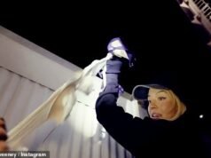 Sydney Sweeney może zostać oskarżona o wtargnięcie i wandalizm, ponieważ potwierdzono, że NIE dostała pozwolenia na wieszanie staników na znaku Hollywood w ramach wyczynu promocyjnego