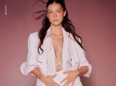 Nicola Peltz tli się, prowadząc kampanię dla projektantki Genny po tym, jak ujawniono, że „otrzymuje od ojca Nelsona miesięczny zasiłek w wysokości 1 MLN dolarów”