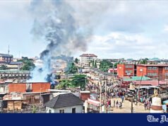 Ciężka ochrona w pobliżu lotniska w stolicy Nigru