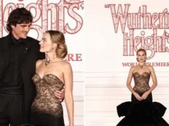 Jacob Elordi i Margot Robbie oszołomieni na premierze „Wichrowych wzgórz”, zobacz zdjęcia
