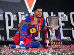 Marcus Rashford „odchodzi z Man United”: Barcelona chce skorzystać z opcji wykupu za 26 milionów funtów, pozostawiając Michaela Carricka bezsilnego, nawet jeśli będzie chciał go z powrotem