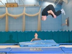 Pradziadek (91 l.) zdobywa złoto w skakaniu na trampolinie i mówi, że z okazji 100. urodzin wykona „100 salt w tył”