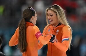 Jutcie Leerdam brakuje złota na 500 m, gdy zdenerwowany Jake Paul kibicuje jej na Zimowych Igrzyskach Olimpijskich
