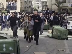 Moment uratowania dwóch izraelskich żołnierzy ściganych przez 1000 ultraortodoksyjnych mężczyzn