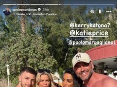 Mąż Katie Price, Lee Andrews, „UDERZA chłopaka Kerry Katony po wściekłej awanturze w Dubaju”, zanim po zaledwie 14 godzinach odlecieli do domu, co pozostawiło „napiętą” ich przyjaźń
