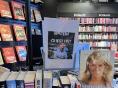 Księgarnia dzieli zdanie kontrowersyjną wystawą „listy gości Epsteina” prezentującą dzieła prezydenta Donalda Trumpa, Billa Clintona i księżnej koronnej Norwegii