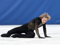 Po występie amerykańska łyżwiarka olimpijska Ilya Malinin odroczyła sesję medialną