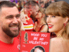 Na koncie podcastu Travisa Kelce’a zamieszczono kartkę walentynkową nawiązującą do utworu „Wood” Taylor Swift