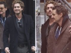 Pedro Pascal i Rafael Olarra przyłapali Linking Arms w Nowym Jorku