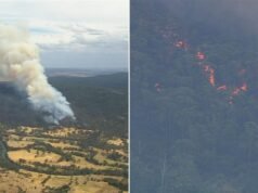 Skorzystaj z ostrzeżenia dotyczącego schronów wydanego na północy Wiktorii w związku z pożarami buszu, które wymknęły się spod kontroli