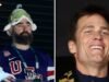 Tom Brady i Jason Kelce obecni podczas zdobywania złotego medalu w hokeju kobiet w USA