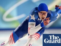 Dwa wyścigi, dwa złote medale: Jordan Stolz bije kolejny rekord olimpijski na 500 m | Jordana Stolza