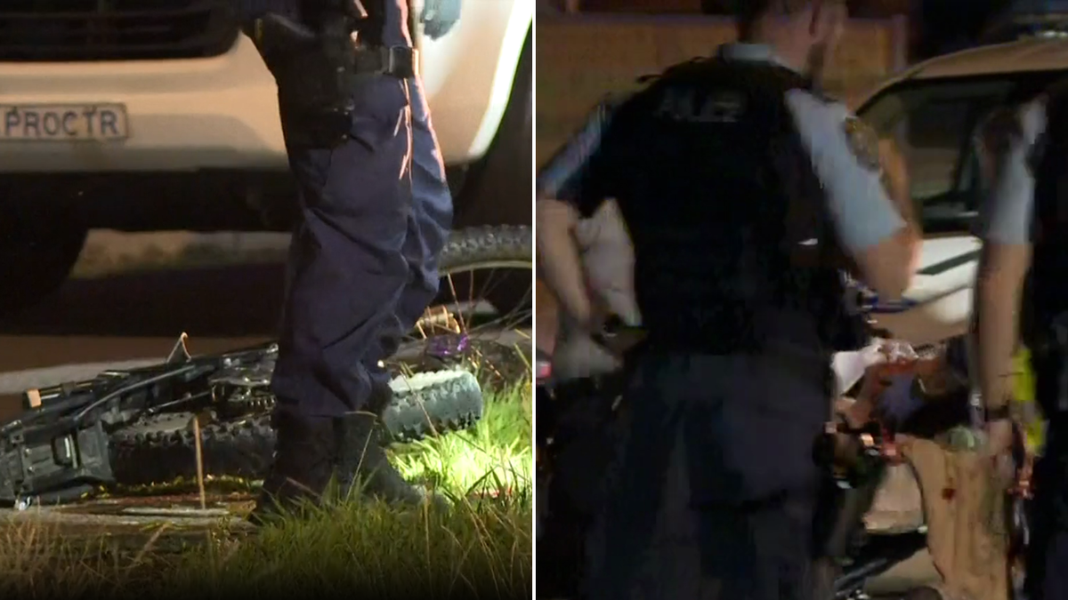 Rowerzysta na rowerze elektrycznym doznał poważnych obrażeń po policyjnym pościgu za zaginionym kaskiem w południowo-zachodniej części Sydney