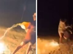 Nastolatek z Florydy podpala przyjaciela w szokujących programach wideo