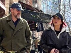 David Harbour z tajemniczą kobietą, pomijając ślub Mayi Hawke