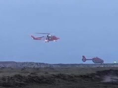 Helikoptery lądują na St Govan’s Head po strasznym incydencie na wybrzeżu Wielkiej Brytanii