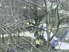 Przerażenie, gdy samolot rozbija się na polu w pobliżu Masham, a mężczyzna został przewieziony do szpitala