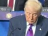 Donald Trump ponownie „zasypia” w miejscach publicznych w obliczu rosnących obaw o zdrowie